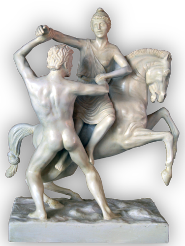 Heracles e Hipólita, reina de las Amazonas