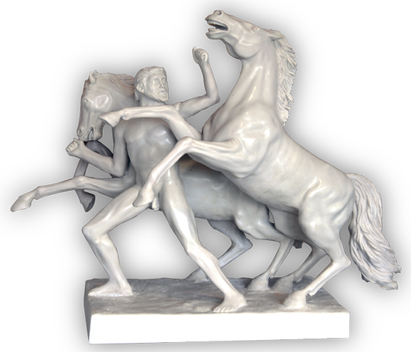 Heracles y las Yeguas de Diomedes